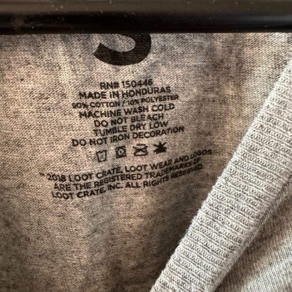 God of War Loot Gaming T-Shirt Men’s Small Gray Red 2018 PlayStation Official - Picture 5 of 6